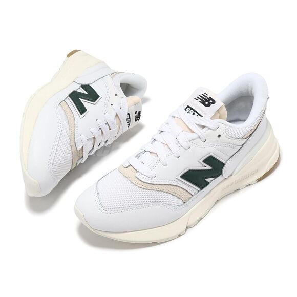 New Balance 997R White Nightwatch Green Men SZ 10 Unisex Women SZ 11.5 U997RGA-D - Picture 7 of 9
